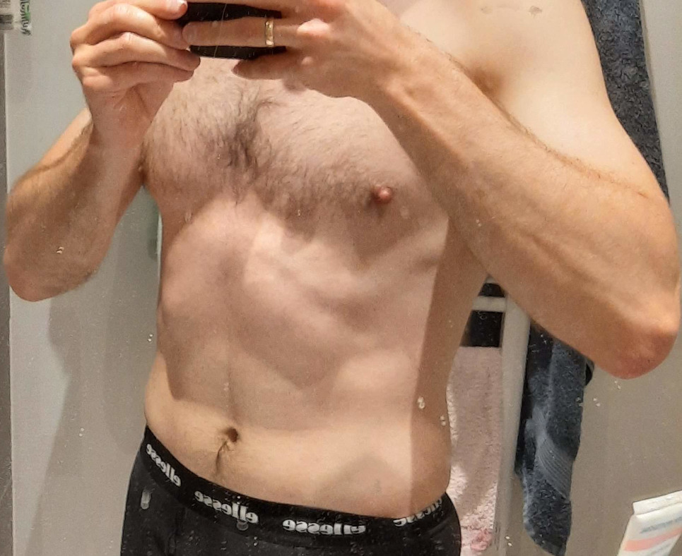 Less belly in January 2025